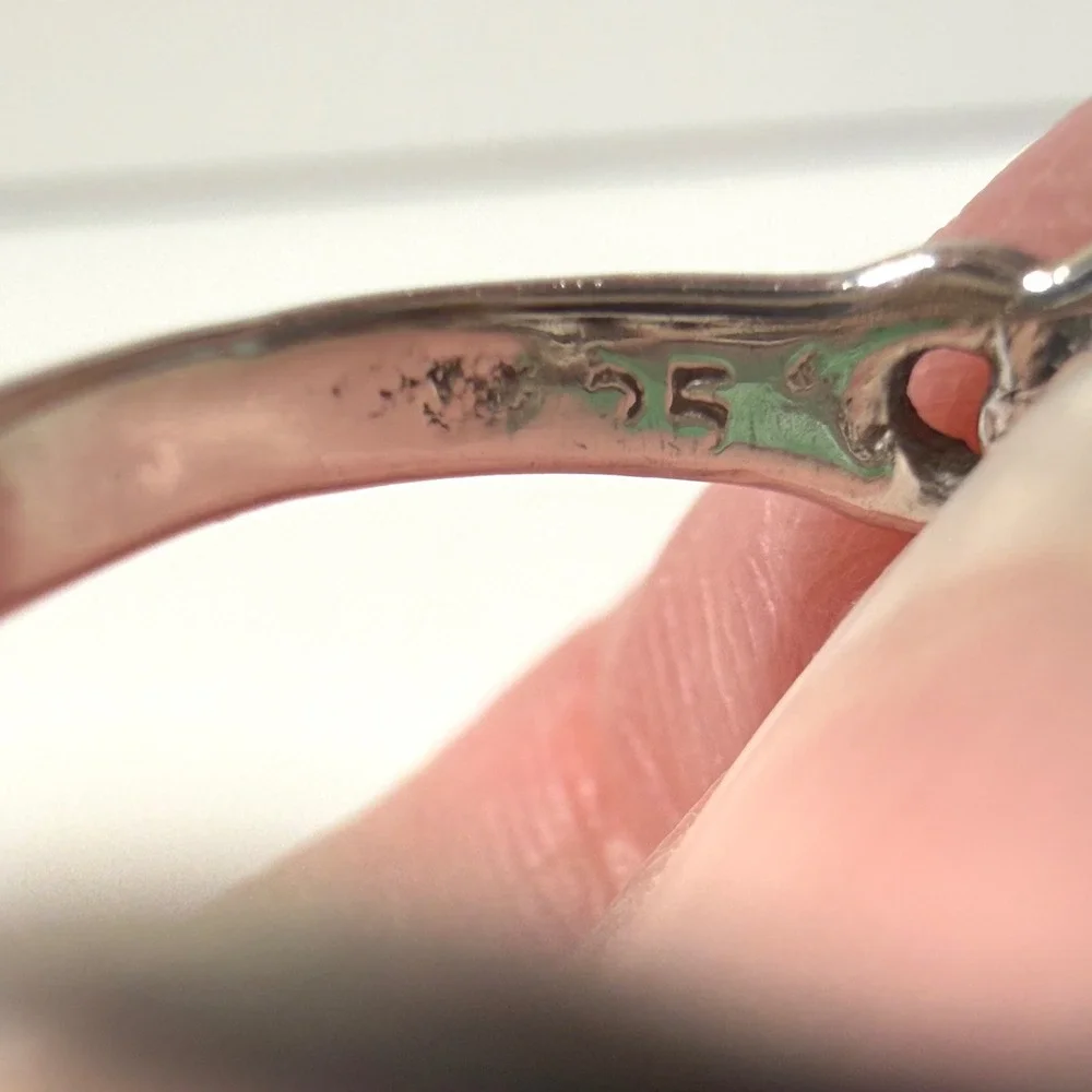 Vintage Sterling Silver 925 Celtic Knot Openwork Band Ring Size 5.25 1990s Retro